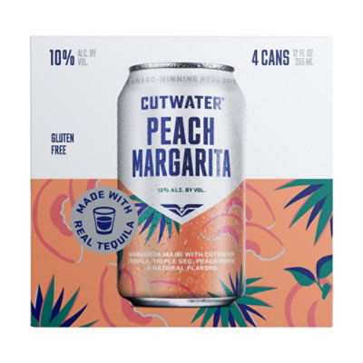 Cutwater Peach Margarita In Cans - 4-12 Fl. Oz. - Image 5