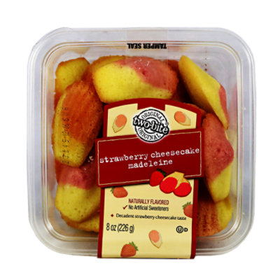 Two Bite Strawberry Cheesecake Madeleine - 8 OZ - Image 1