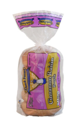 Dutch Farms Cinnamon Raisin Bagels - 14 OZ - Image 1