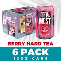 Tea West Black Rad Berry Hard Tea In Can - 6-12 Oz - Image 1