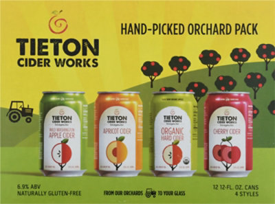 Tieton Cider Variety Pack In Cans - 12-12 - Image 4