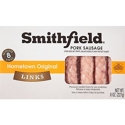 Smithfield Hometown Original Breakfast Sausage Links 8 Count - 8 Oz - Image 2