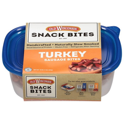 Old Wisconsin Turkey Bites Tub - 16 OZ