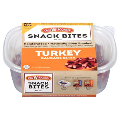 Old Wisconsin Turkey Bites Tub - 16 OZ - Image 3