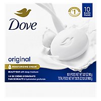 Dove Bar Soap White - 10-3.17OZ - Image 2