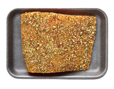 California Garlic Seasoned Atlantic Salmon Fillet - Lb - Image 1