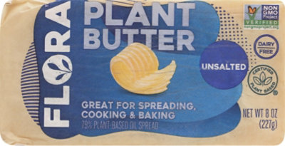 Flora Plant Butter Unsalted Brick - 8 OZ - Image 2