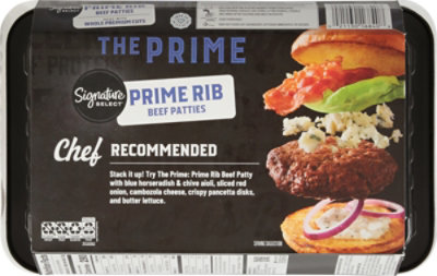 Signature SELECT Beef Prime Rib Patties - 16 oz - Image 5
