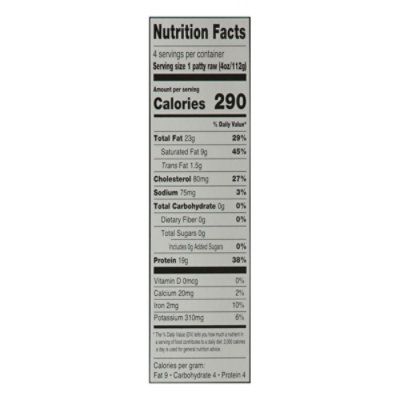 Signature SELECT Beef Prime Rib Patties - 16 oz - Image 3