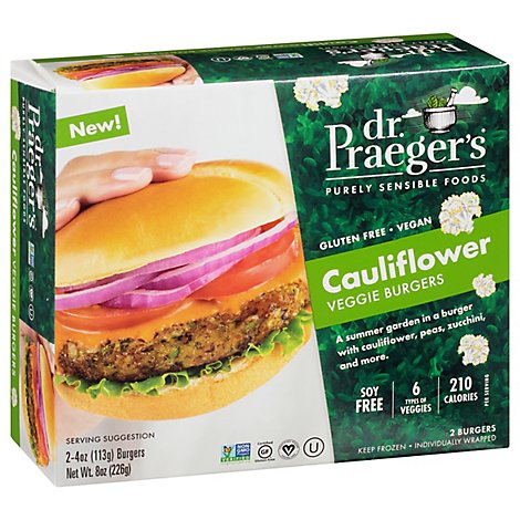 Dr Praeger Cauliflower Burger - 8 OZ