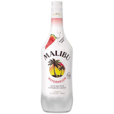 Malibu Flavored Caribbean Rum with Watermelon Liqueur - 750 Ml - Image 1