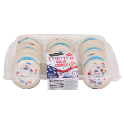 Signature SELECT Frosted Patriotic Sugar Cookies - 24.3 Oz - Image 4