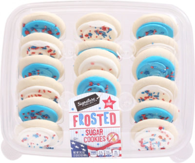 Signature SELECT Frosted Patriotic Sugar Cookies - 24.3 Oz - Image 2