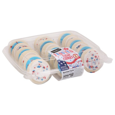 Signature SELECT Frosted Patriotic Sugar Cookies - 24.3 Oz - Image 1