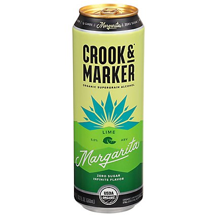 Crook & Marker Margarita Lime In Can - 19.2 Fl. Oz. - Image 1