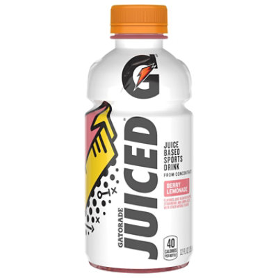 Gatorade Juiced Juice Blend Berry Lemonade Flavored Bottle - 12 FZ - Image 2