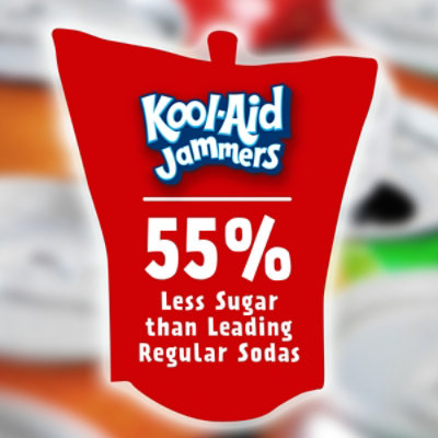 Kool-Aid Jammers Tropical Punch - Grape & Cherry Flavored 0% Juice Drink Variety Pack - 30 - 6 Fl. Oz. - Image 3