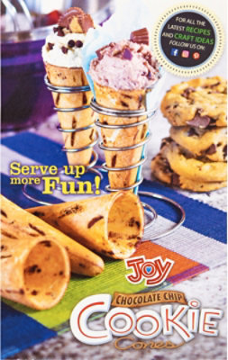 Joy Chocolate Chip Cookie Cone - 12 CT - Image 6