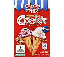 Joy Chocolate Chip Cookie Cone - 12 CT