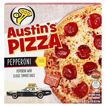 Austins  Pepperoni Pizza - 18.3 OZ - Image 3