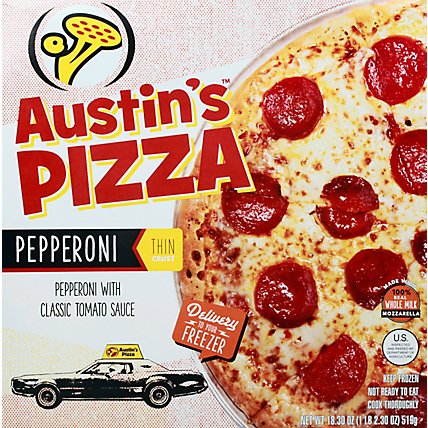 Austins  Pepperoni Pizza - 18.3 OZ - Image 2