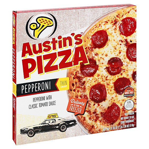 Austins  Pepperoni Pizza - 18.3 OZ