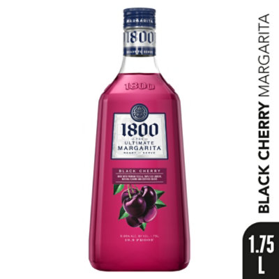 1800 The Ultimate Margarita Black Cherry Ready to Drink Cocktail - 1.75 Liter - Image 2