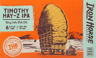 Iron Horse Timothy Haz-y Ipa Cans - 6-12 FZ - Image 4