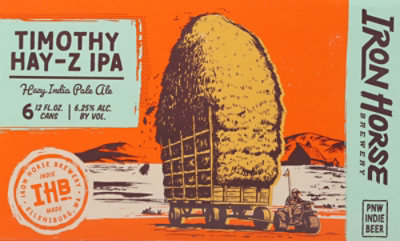 Iron Horse Timothy Haz-y Ipa Cans - 6-12 FZ - Image 2