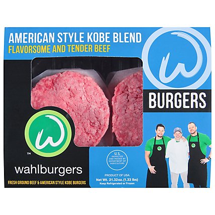 Wahlburger Kobe Beef Blend Patty - 1.33 LB - Image 2