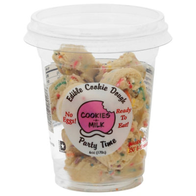 Party Time Edible Cookie Dough Cup - 6 OZ - Image 1