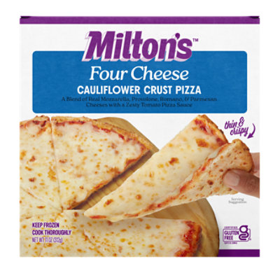 Milton's Craft Bakers Four Cheese Cauliflower Crust Pizza - 11 Oz