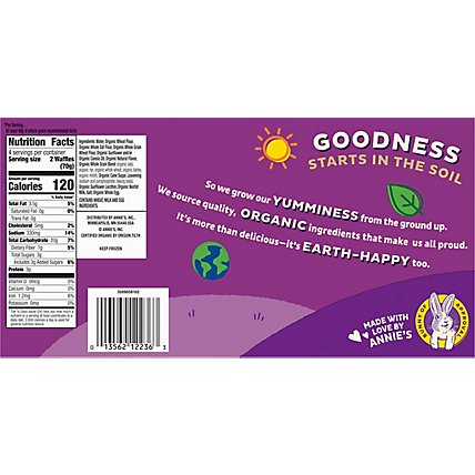 Annie's Organic Homestyle Waffles 8 Count - 9.8 OZ - Image 6
