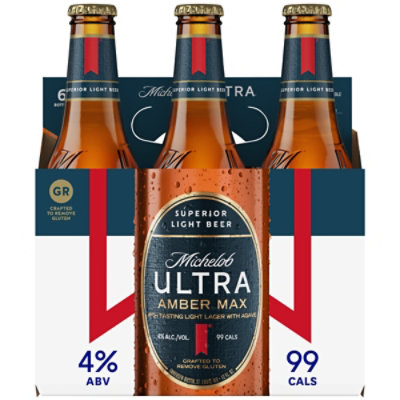 Michelob Ultra Amber Max Bottles - 6-12 Fl. Oz. - Image 2