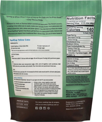 Cup 4 Cup Cake Mix Yellow - 16.5 OZ - Image 6