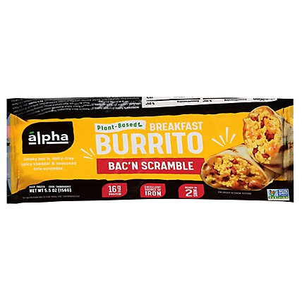 Alpha Bacn Scramble Breakfast Burrito - 5.5 OZ - Image 1