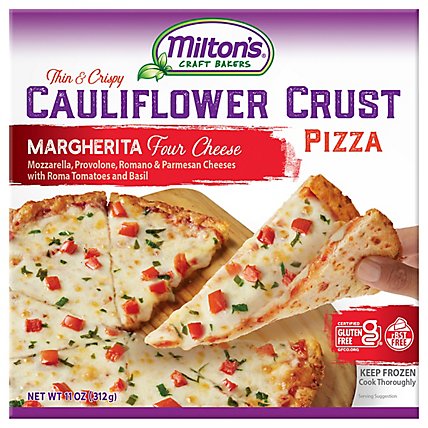 Milton's Craft Bakers Margherita Cauliflower Crust Pizza - 11 Oz - Image 3