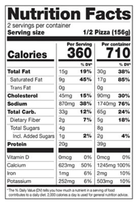 Milton's Craft Bakers Margherita Cauliflower Crust Pizza - 11 Oz - Image 3