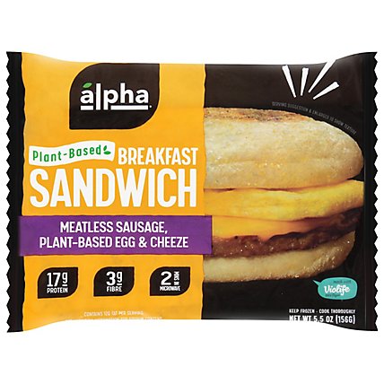 Alpha Foods Breakfast Sandwich Original - 5.5 OZ - Image 3