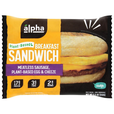 Alpha Foods Breakfast Sandwich Original - 5.5 OZ - Image 3