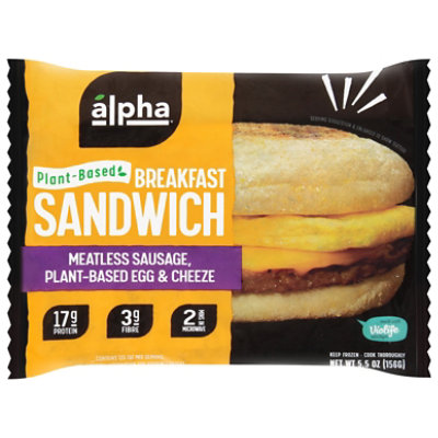 Alpha Foods Breakfast Sandwich Original - 5.5 OZ