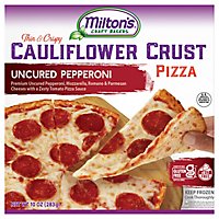 Milton's Craft Bakers Uncured Pepperoni Cauliflower Crust Pizza - 10 Oz - Image 2