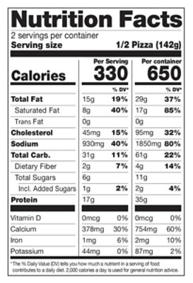Milton's Craft Bakers Uncured Pepperoni Cauliflower Crust Pizza - 10 Oz - Image 3