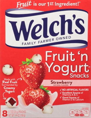 0.7 Oz Welch's Fruit 'n Yogurt Strawberr - 5.6 OZ - Image 2