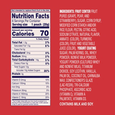 0.7 Oz Welch's Fruit 'n Yogurt Strawberr - 5.6 OZ - Image 5