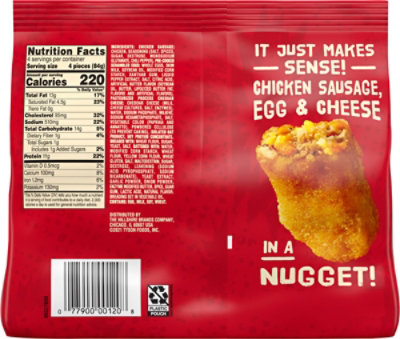 Jimmy Dean Chicken Sausage Egg & Cheese Breakfast Nuggets - 12 OZ - Image 6