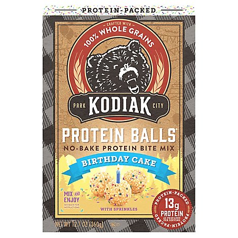 Kodiak Birthday Cake Protein Balls Mix - 12.7 OZ