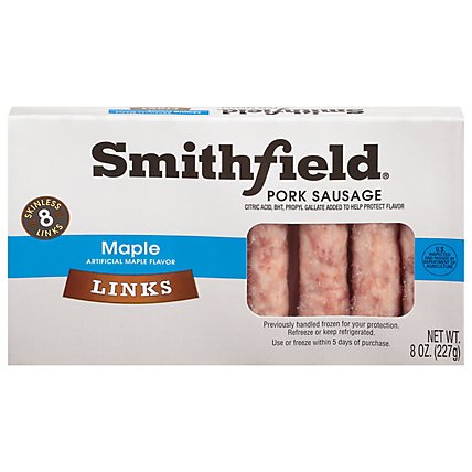Smithfield Maple Breakfast Sausage Links 8 Count - 8 Oz - Image 3