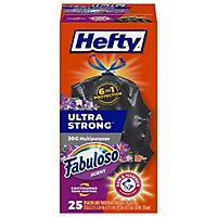 Hefty Ultra Strong Kitchen Drawstring Trash Bags Multipurpose 30 Gallon Fabuloso Scent - 25 Count - Image 2