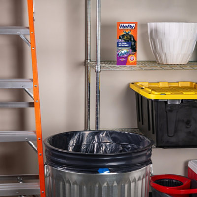 Hefty Ultra Strong Kitchen Drawstring Trash Bags Multipurpose 30 Gallon Fabuloso Scent - 25 Count - Image 2